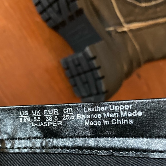 Franco Sarto Black ‘Jasper’ Lace-Up Boots - Picture 13 of 15